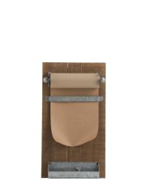 Tableau Memo + Papier Bois Naturel
