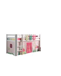 This Pino-combination Contains A Pino Mid Sleeper White And A Curtain Spring And A 3 Pockets Spring
