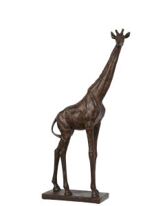 Girafe Resine Marron Small