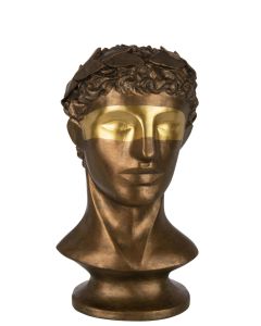 Buste Cesar Poly Bronze/dore