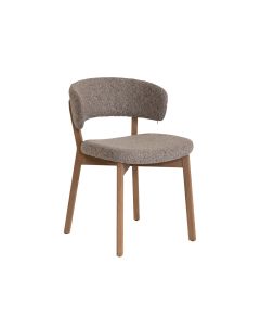 Oak Chair Taupe - Per 2